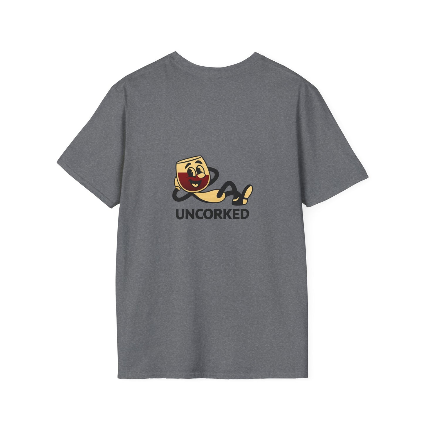 Unisex T-Shirt - Uncorked - Wine (2-sided graphic)