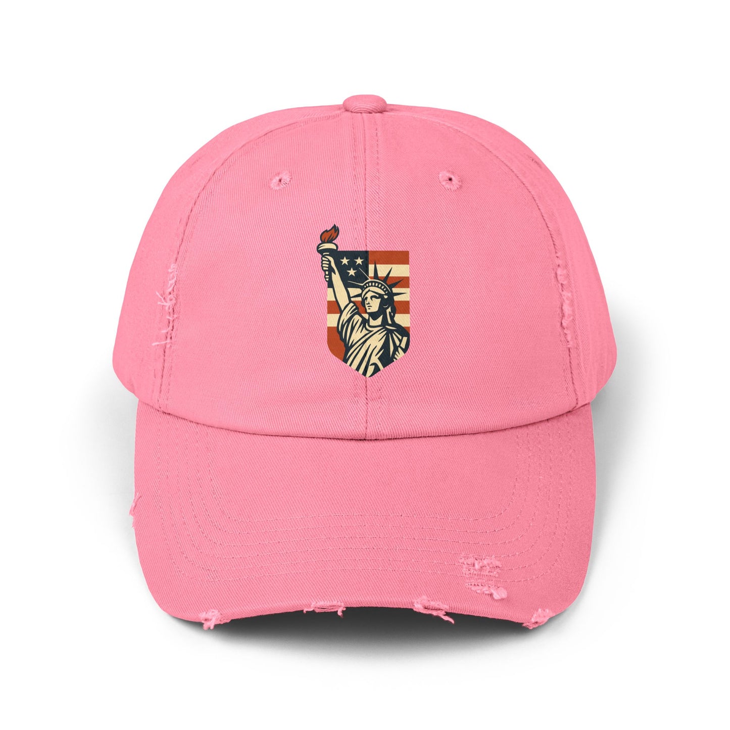 Distressed Cap - Vintage Lady Liberty