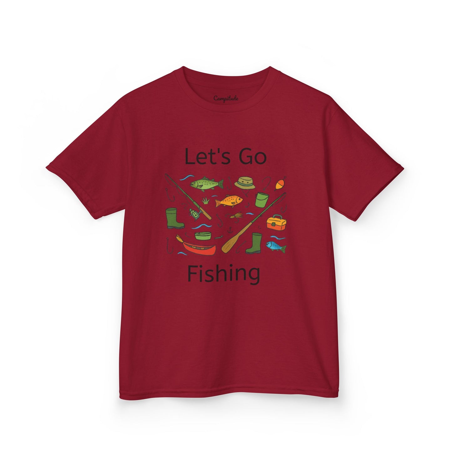 Kids T-Shirt - Let's Go Fishing