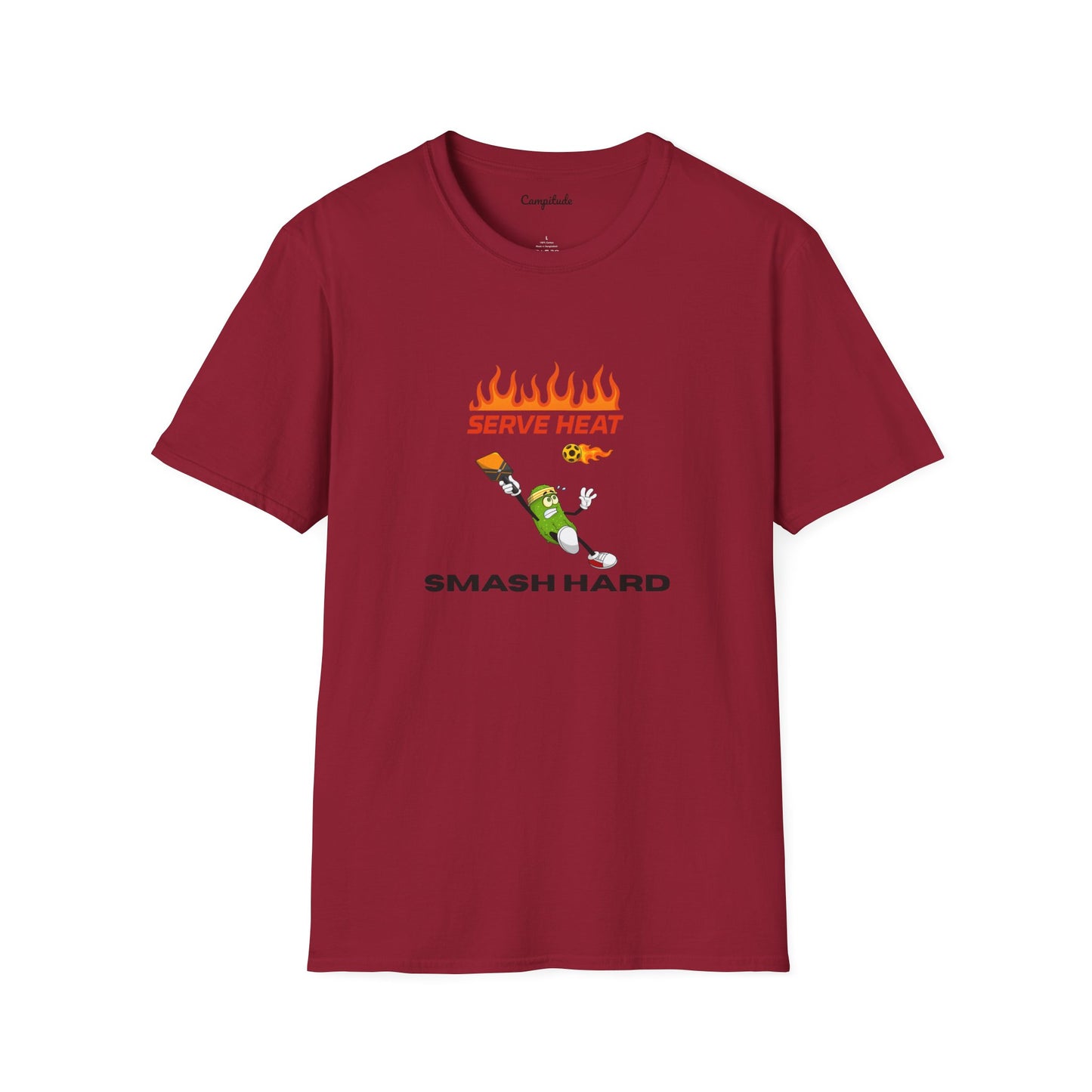 Unisex T-Shirt - Serve Heat Smash Hard