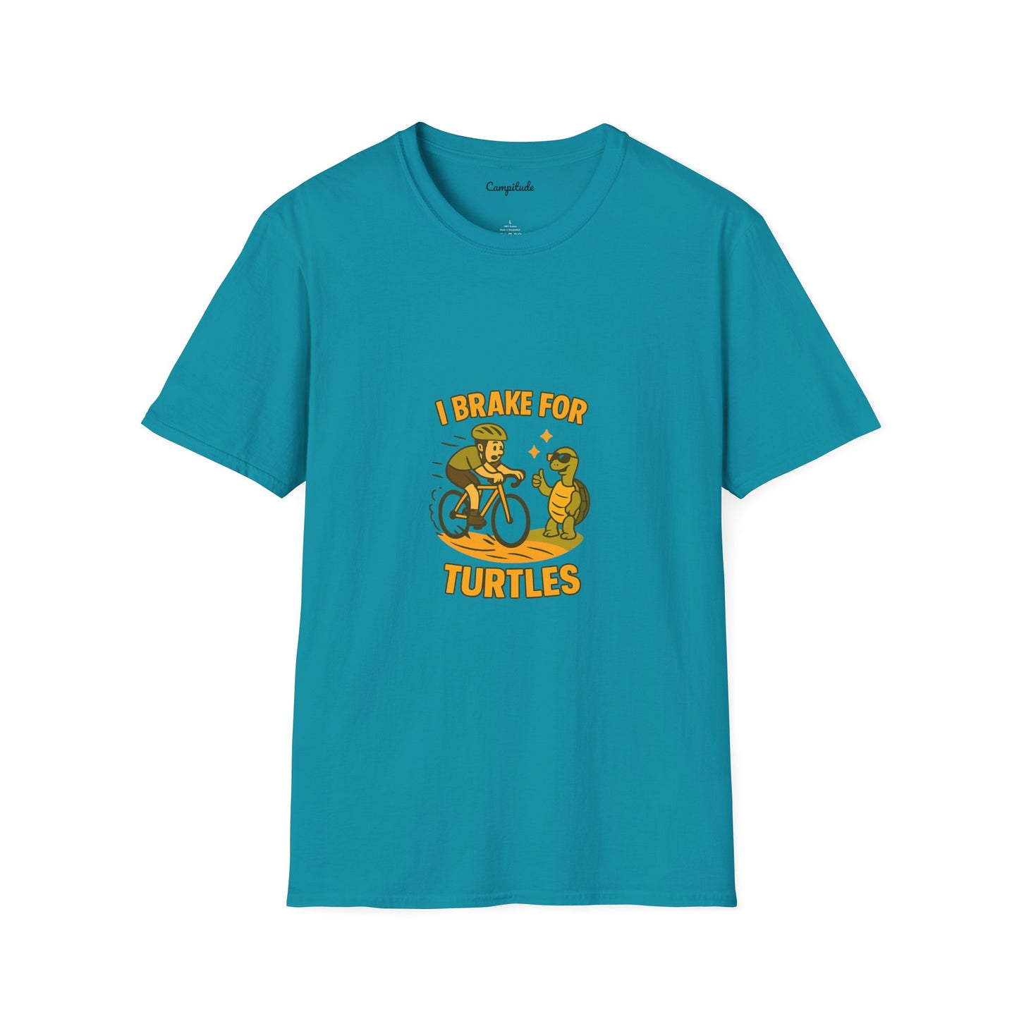 Unisex T-Shirt - Cyclist I Brake for Turtles