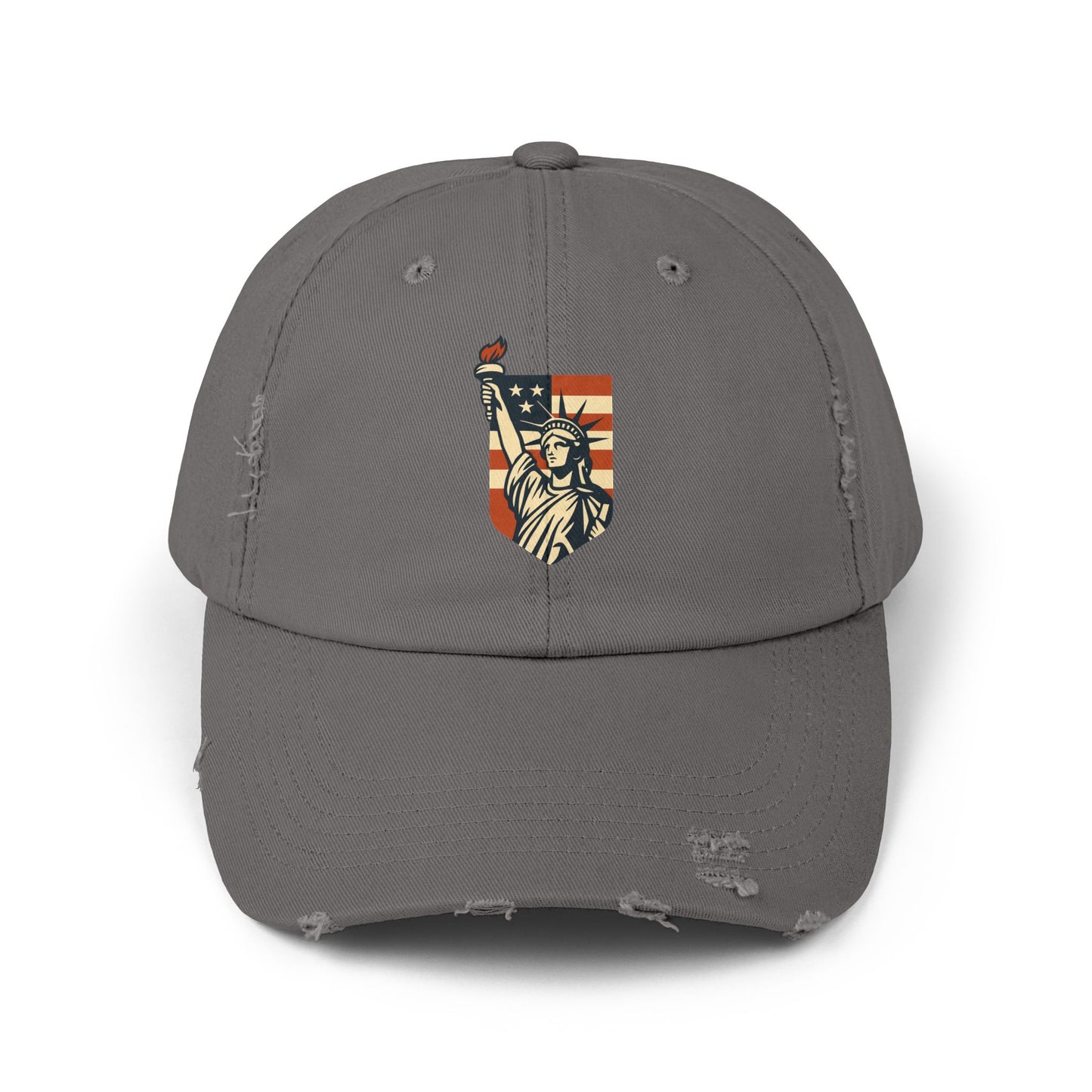 Distressed Cap - Vintage Lady Liberty