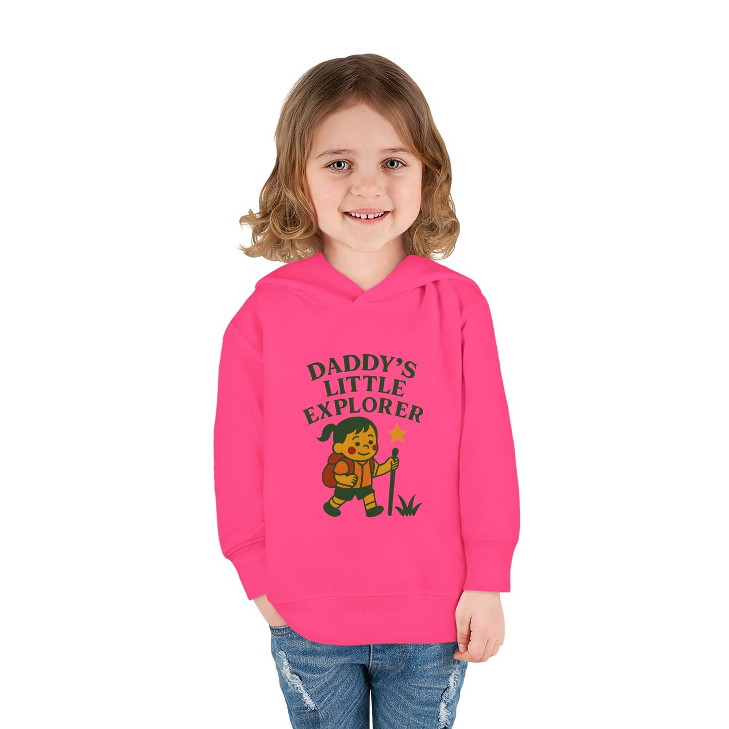 Toddler Hoodie - Daddy's Little Explorer (Girl)