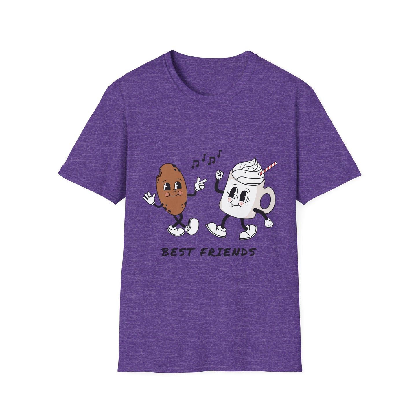 Unisex T-Shirt - Funny Best Friends Coffee & Cookie