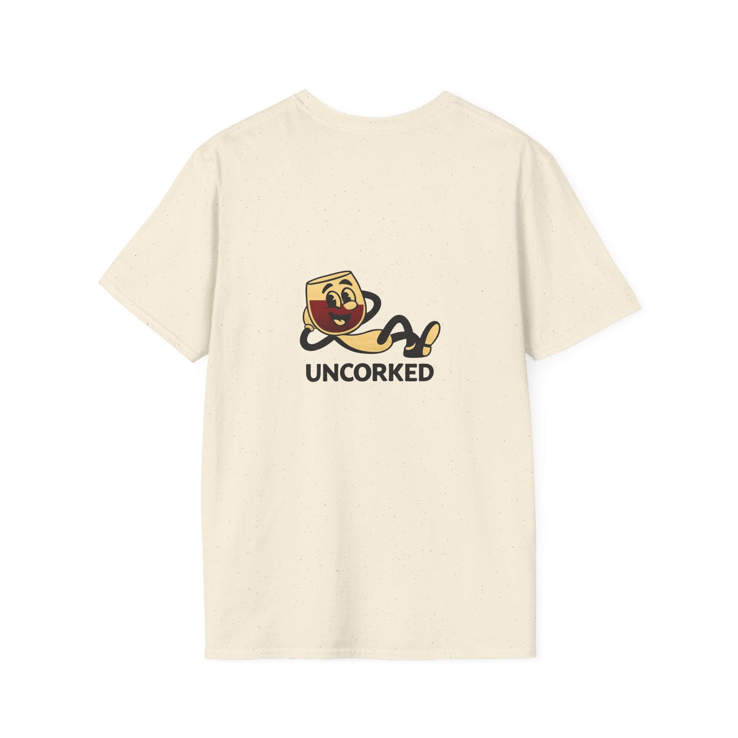 Unisex T-Shirt - Uncorked - Wine (2-sided graphic)