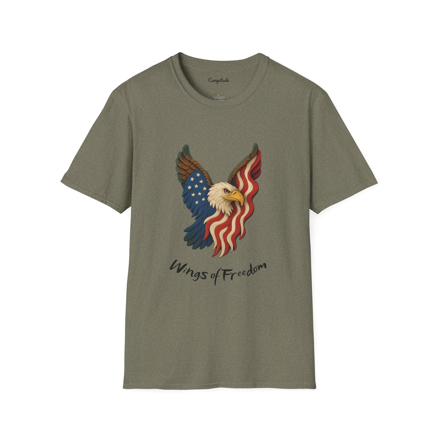 Unisex T-Shirt - (Eagle) Wings of Freedom