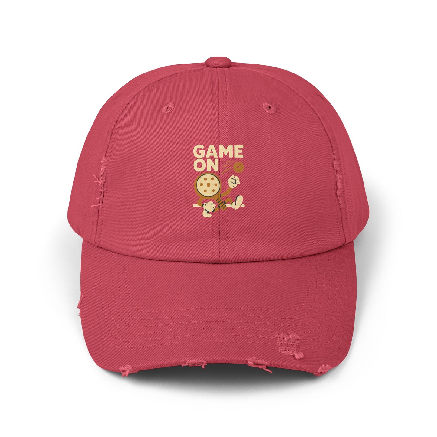 Distressed Cap - Pickleball Game On