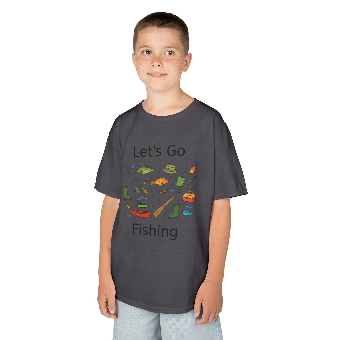 Kids T-Shirt - Let's Go Fishing