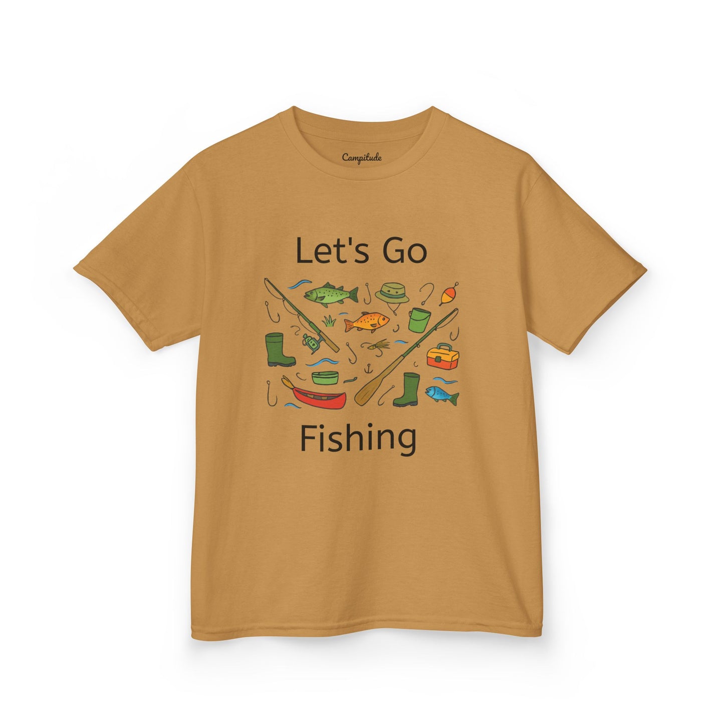 Kids T-Shirt - Let's Go Fishing