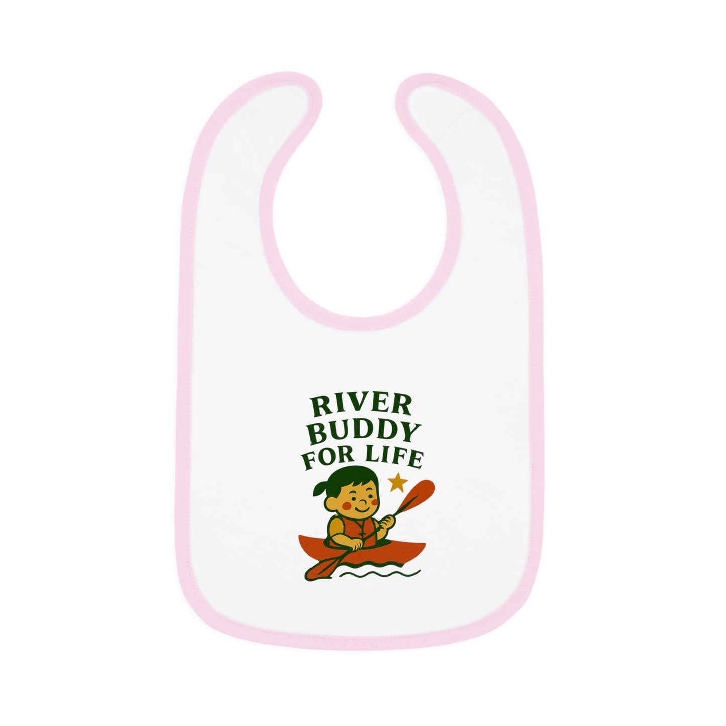 Cute Baby Bib - River Buddy for Life - Girl