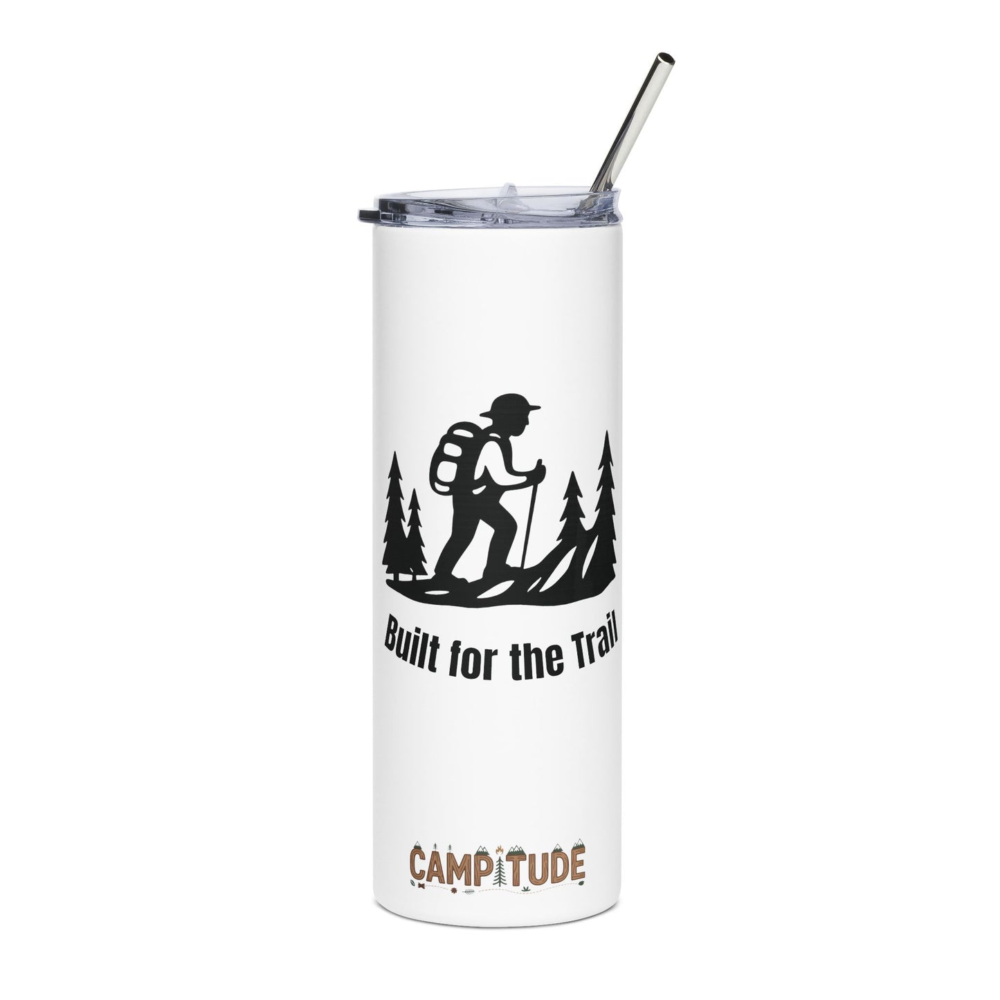 Stainless Steel Tumbler - Trail Tested Hiking Tumbler (White), 20oz