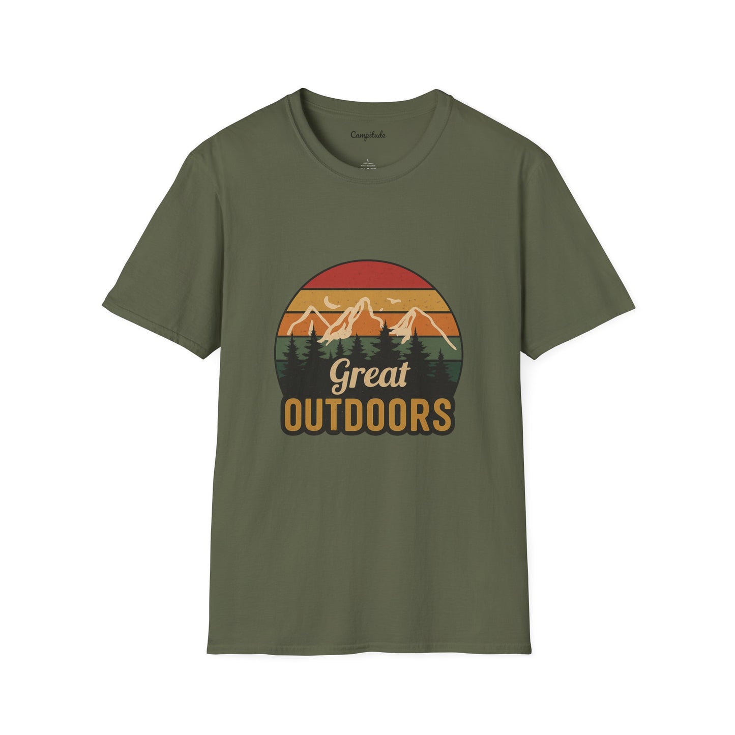 Unisex T-Shirt - Great Outdoors Mountain