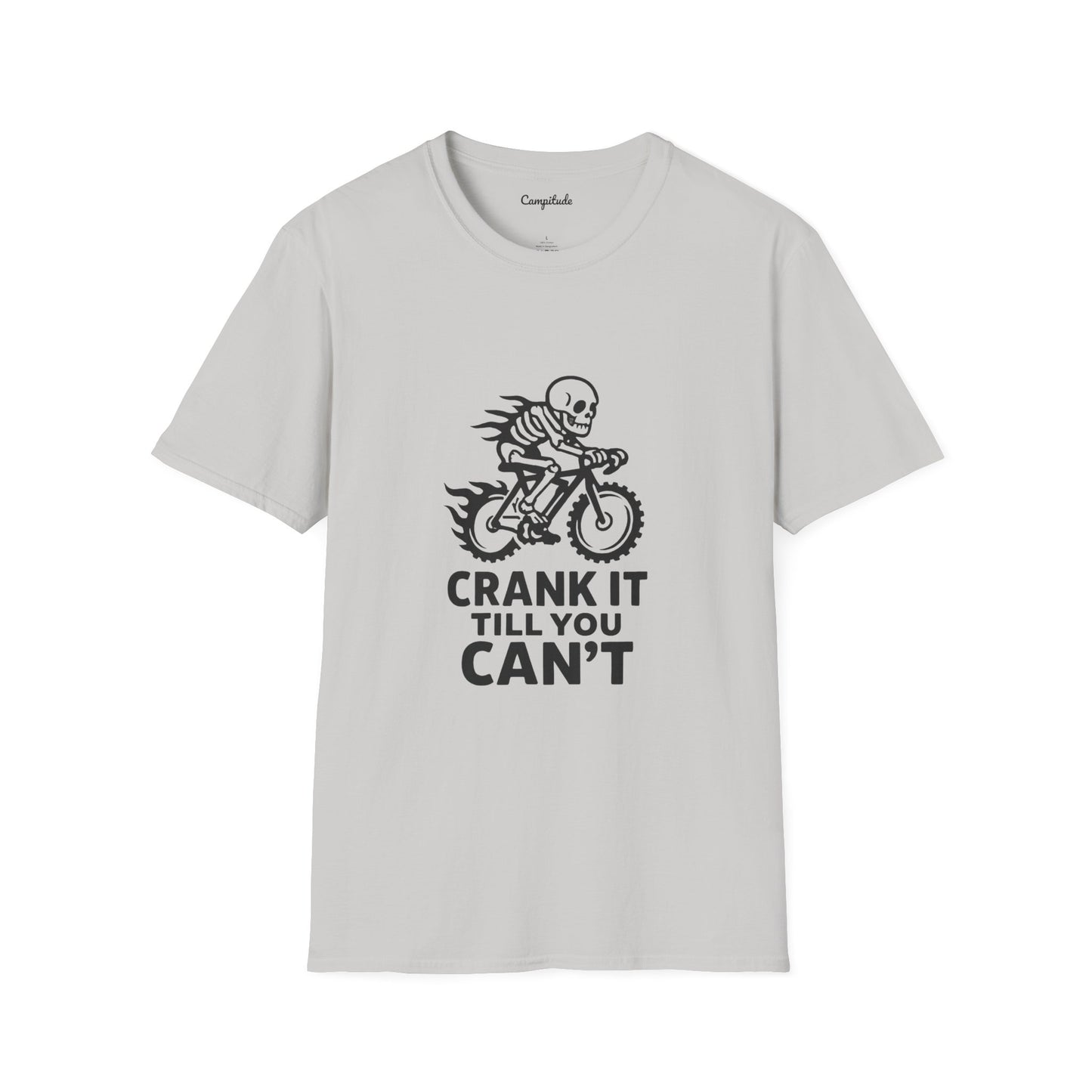 Unisex T-Shirt - Cool Skeleton Bike Rider