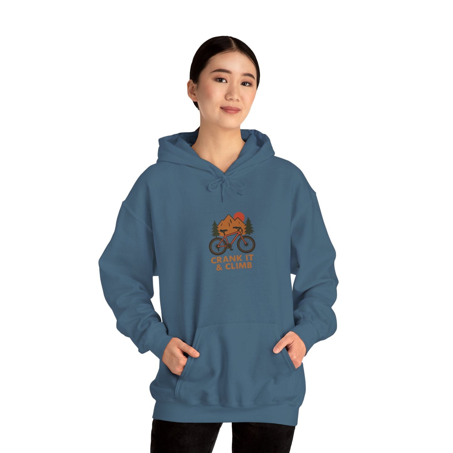 Unisex Hoodie - Crank It & Climb