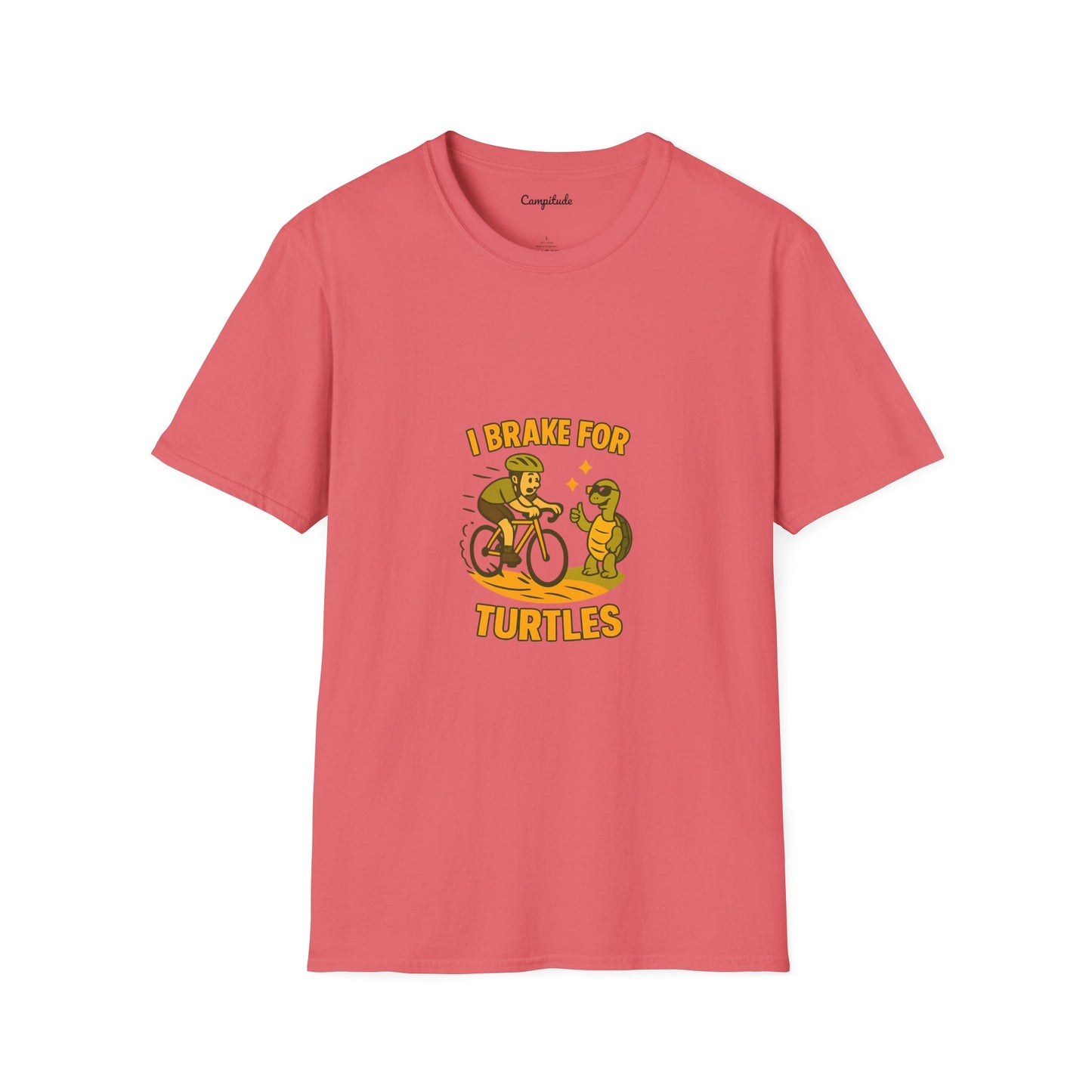Unisex T-Shirt - Cyclist I Brake for Turtles