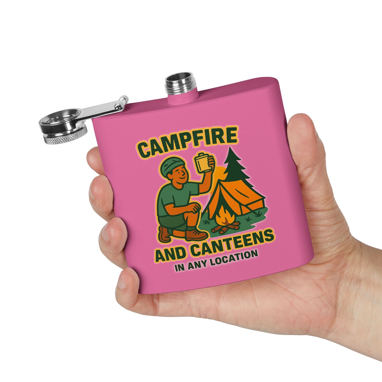 Camping Flask - Campfire and Canteens in Any Location