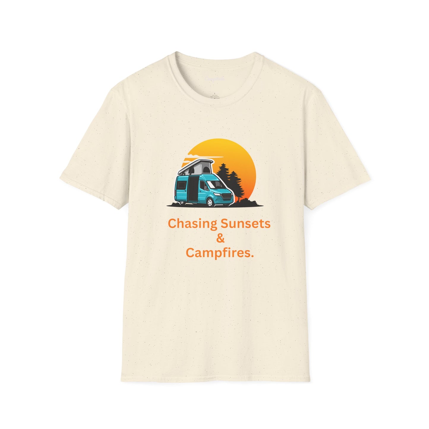 Unisex T-Shirt - Chasing Sunsets & Campfires (Class B Van)