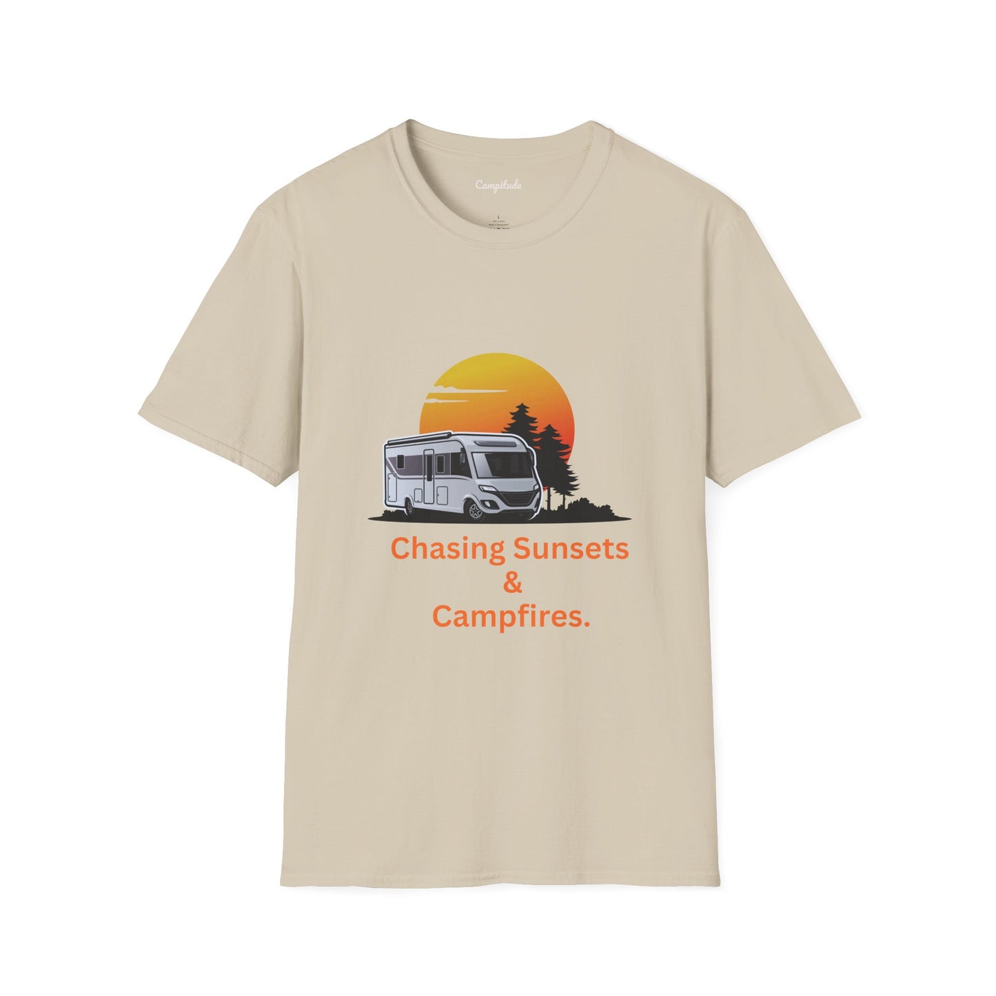 Unisex T-Shirt - Chasing Sunsets & Campfire (Class A Version)
