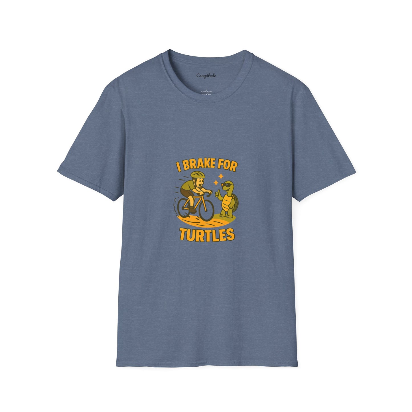 Unisex T-Shirt - Cyclist I Brake for Turtles