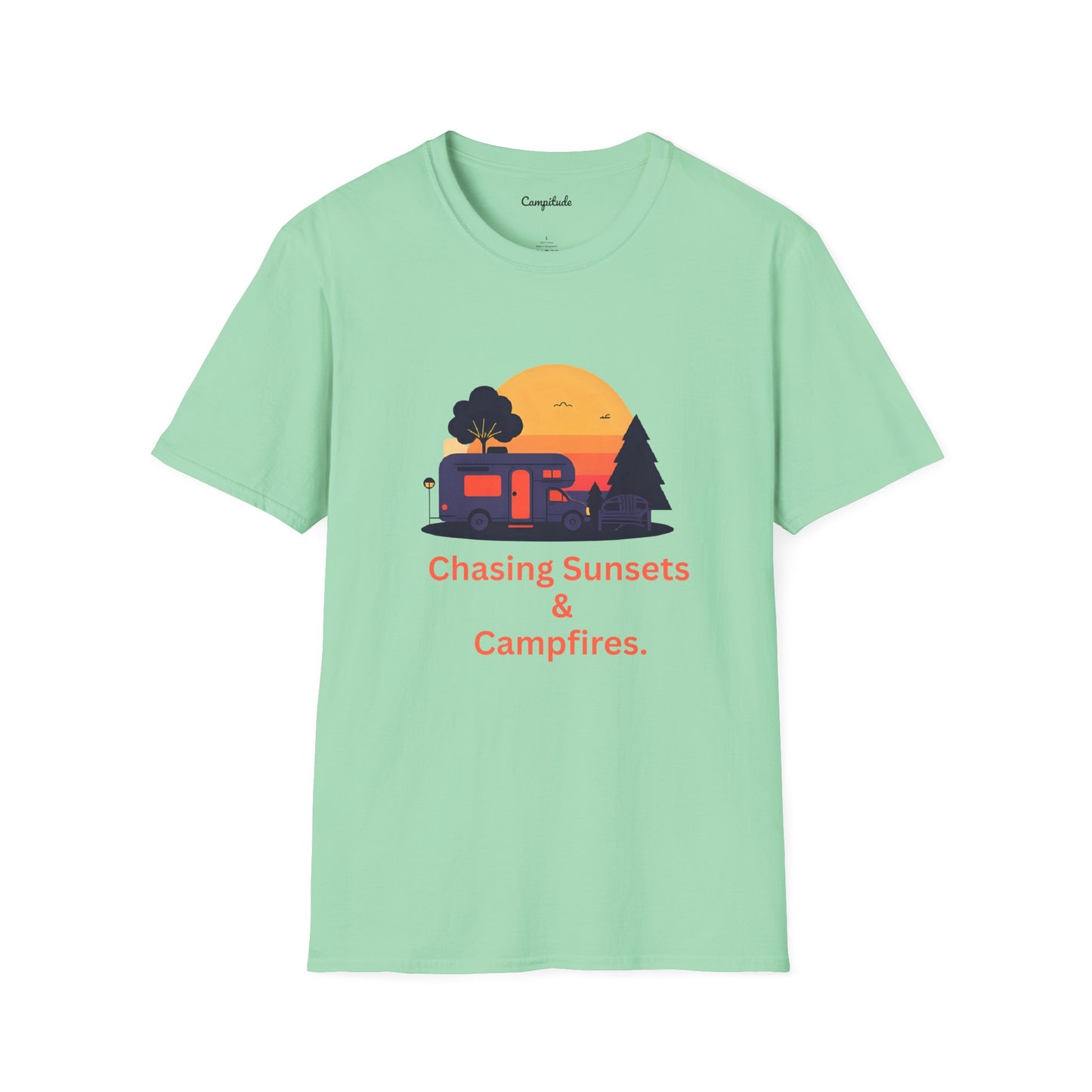 Unisex T-Shirt - Chasing Sunsets & Campfire (Class C Version)