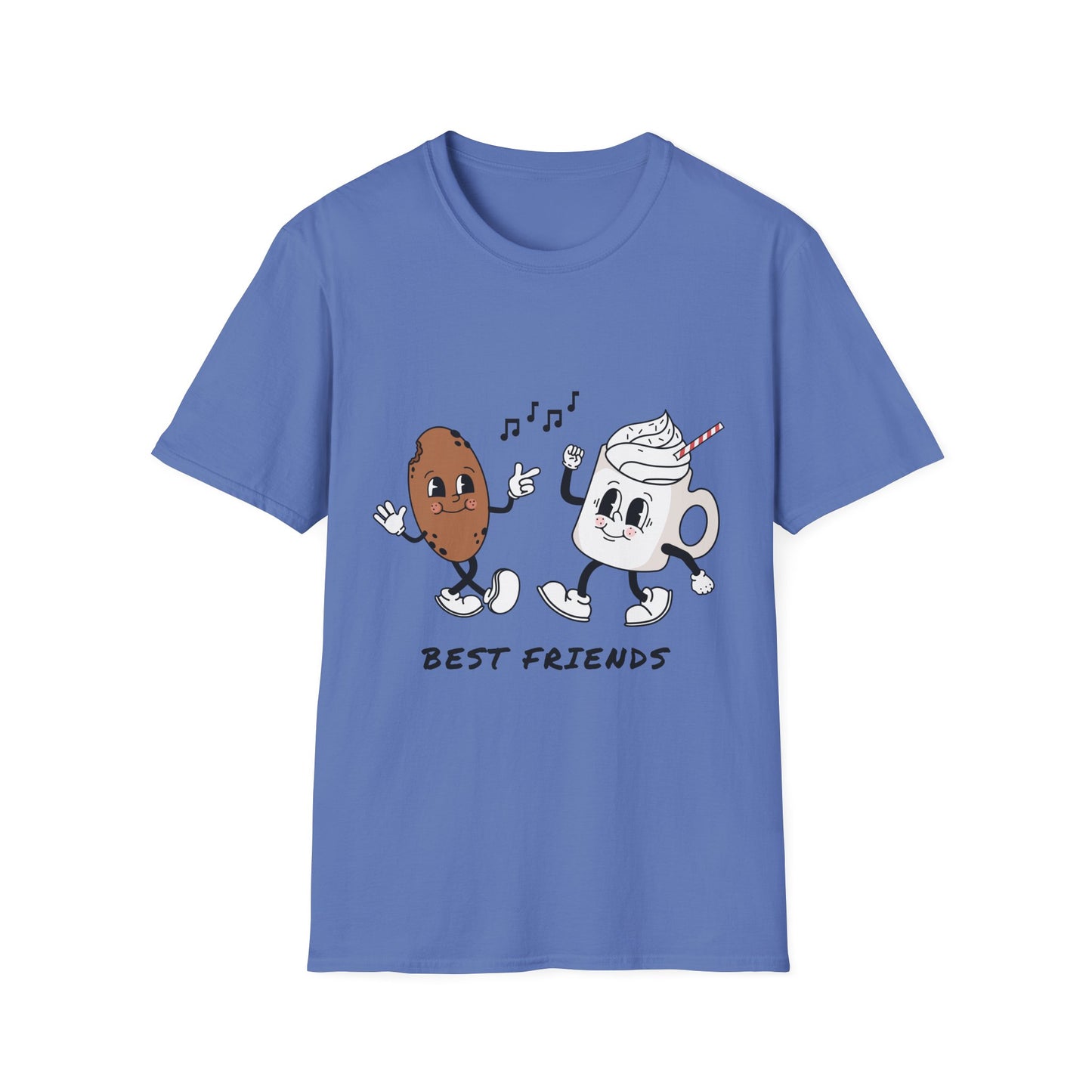 Unisex T-Shirt - Funny Best Friends Coffee & Cookie