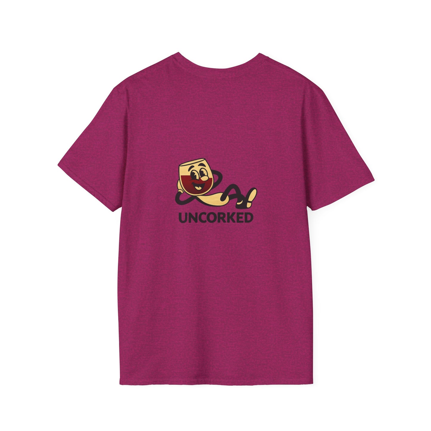 Unisex T-Shirt - Uncorked - Wine (2-sided graphic)