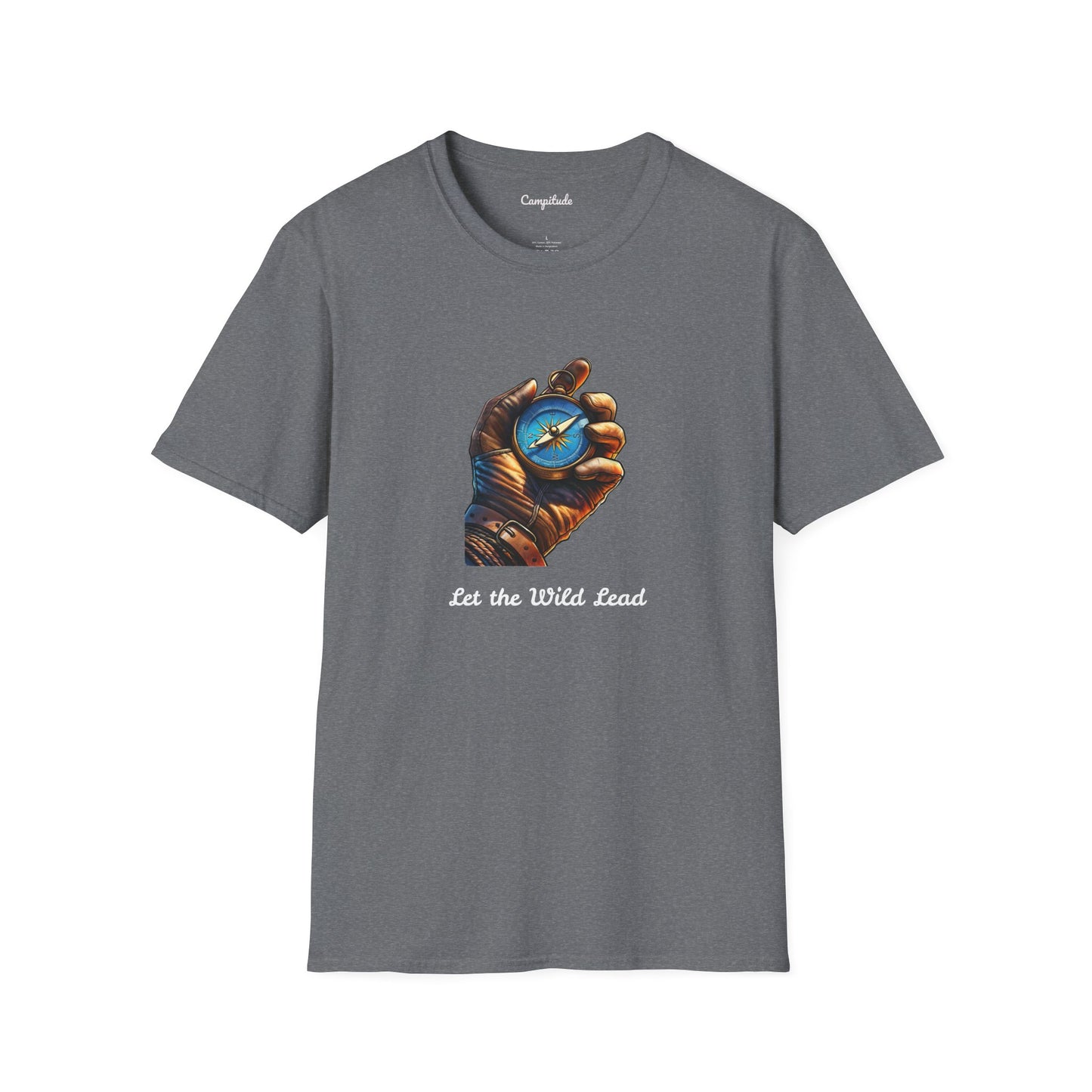 Unisex T-Shirt - Let the Wild Lead Adventure Compass