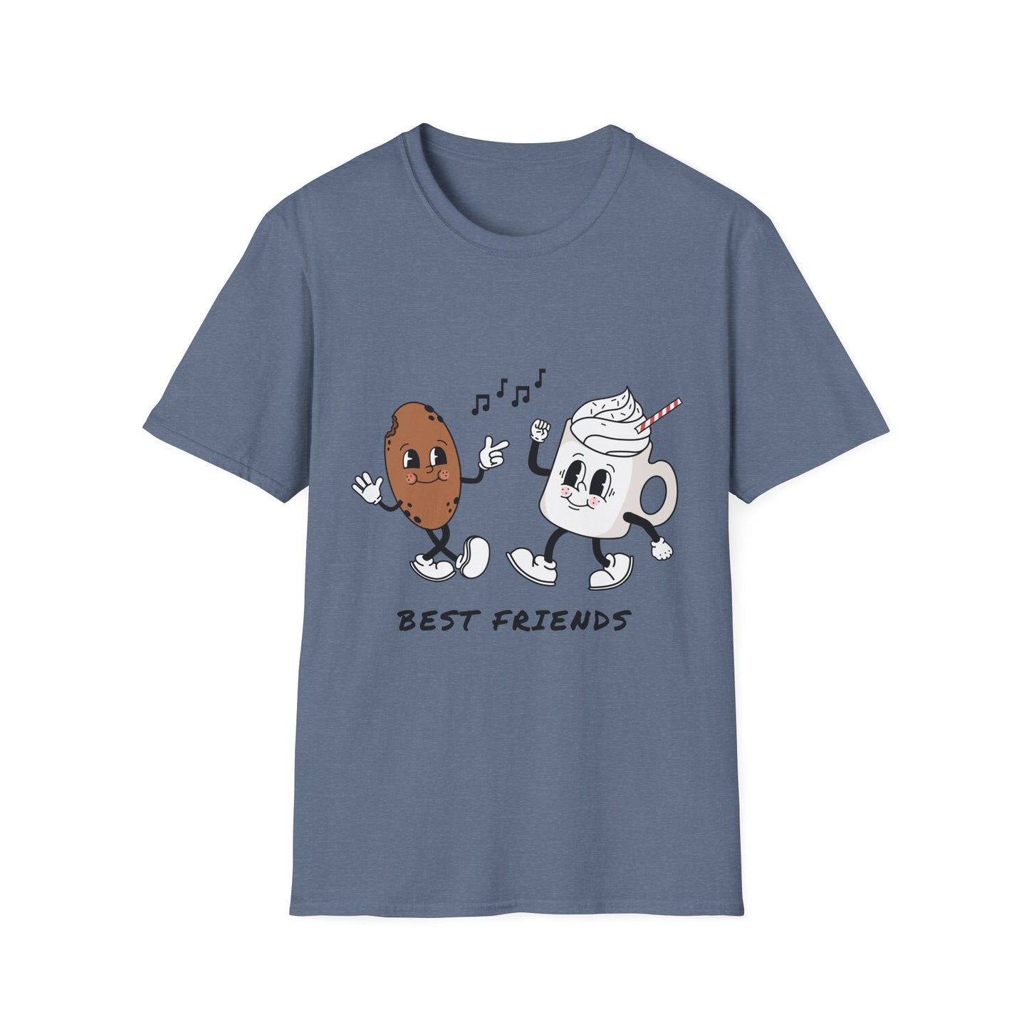 Unisex T-Shirt - Funny Best Friends Coffee & Cookie