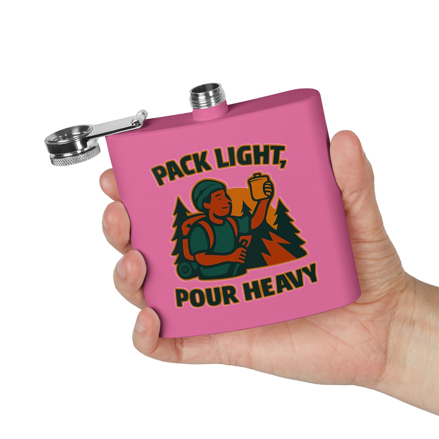 Hiking Flask - Pack Light Pour Heavy