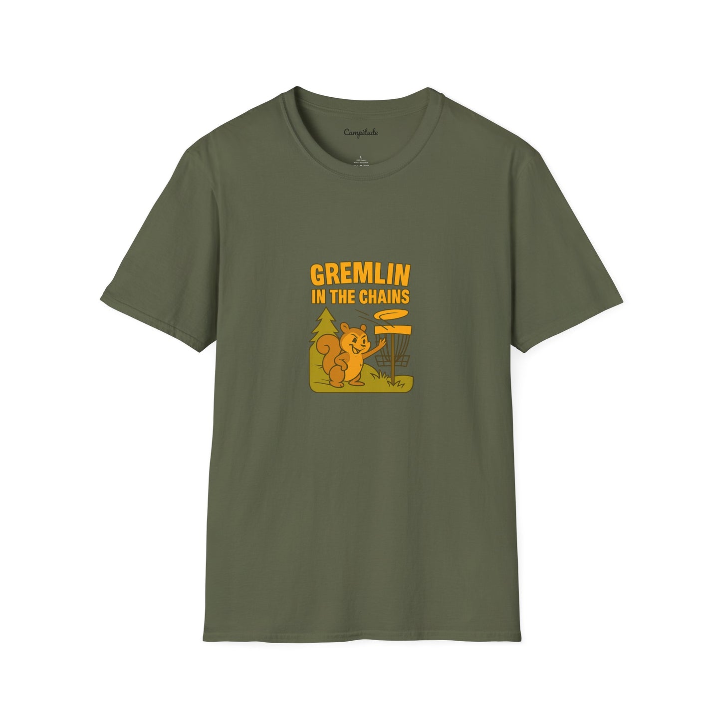 Unisex T-Shirt - Disc Golf Gremlin in the Chains