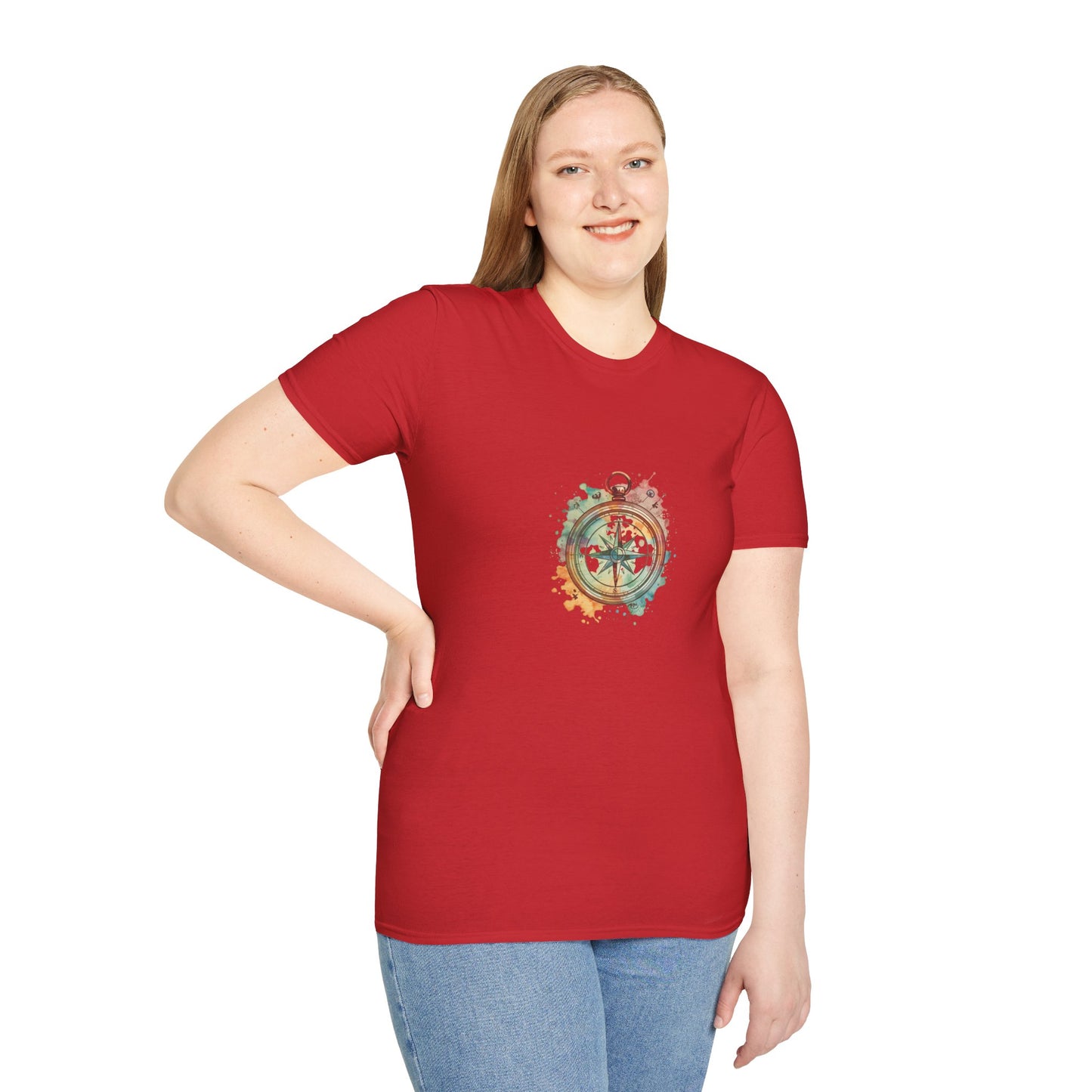 Unisex T-Shirt - Geocache Colorful Compass