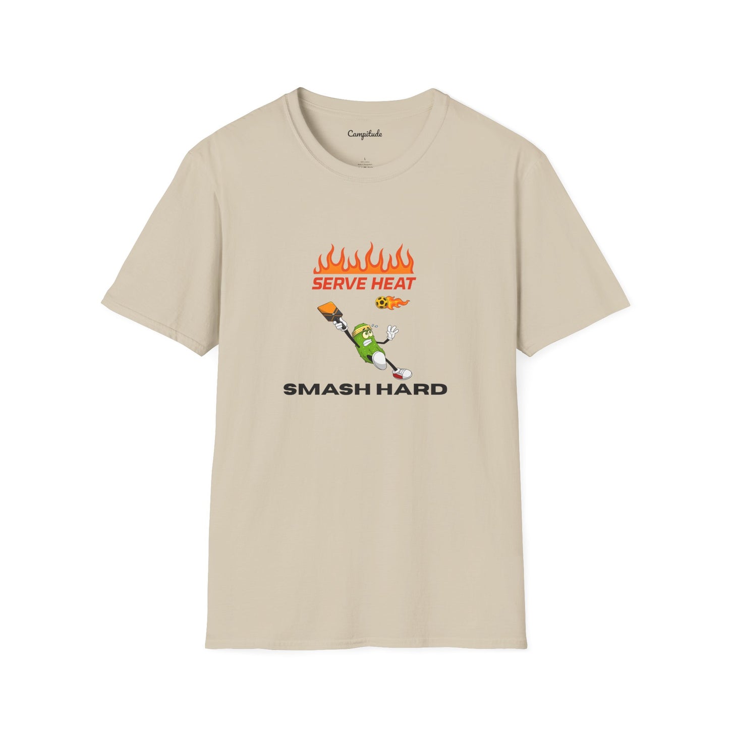 Unisex T-Shirt - Serve Heat Smash Hard
