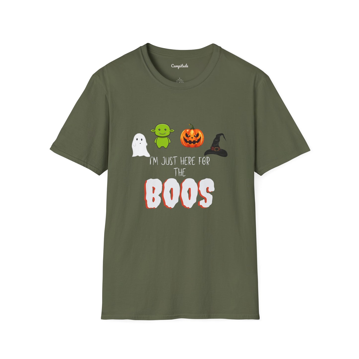 Unisex T-Shirt - I'm Just Here for the Boos