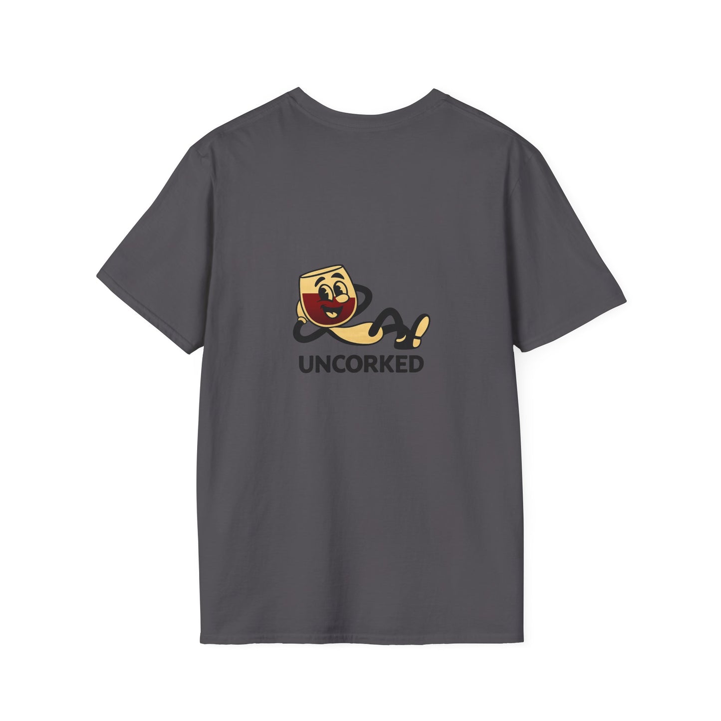 Unisex T-Shirt - Uncorked - Wine (2-sided graphic)