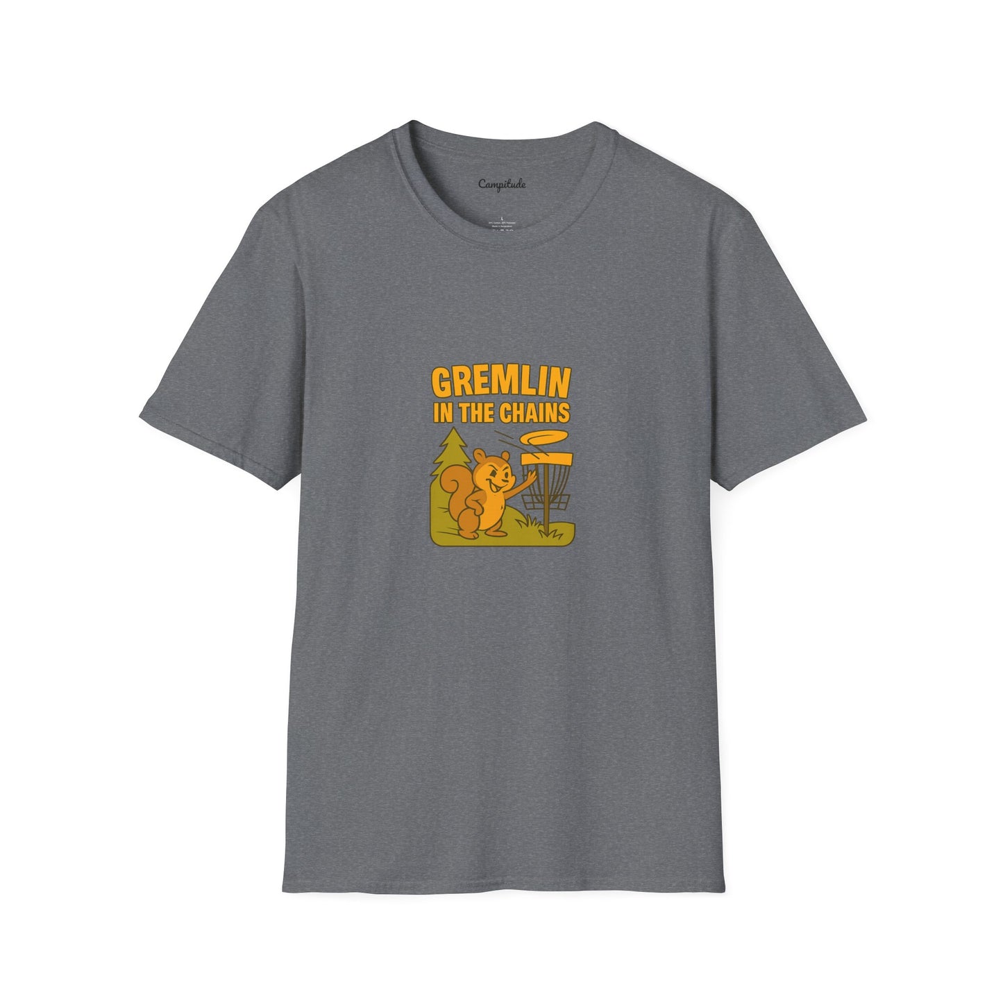 Unisex T-Shirt - Disc Golf Gremlin in the Chains