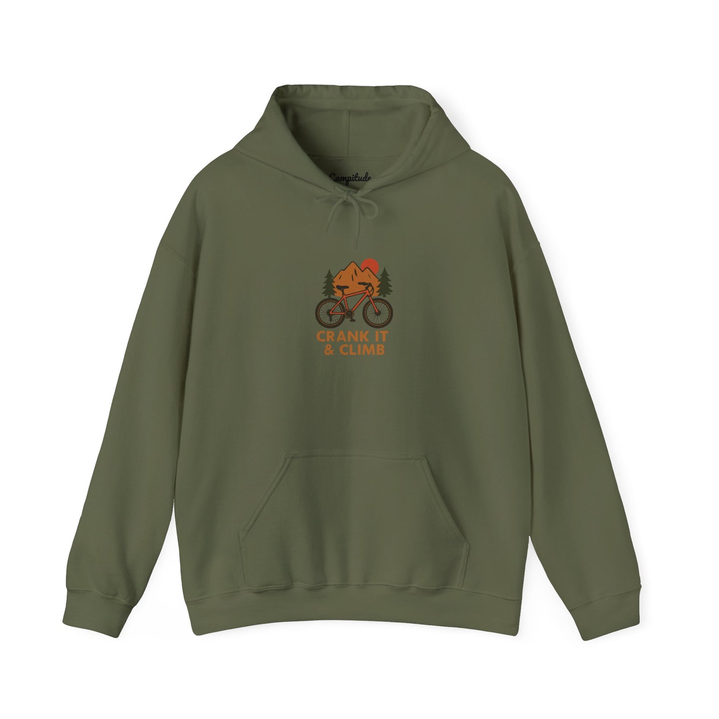 Unisex Hoodie - Crank It & Climb