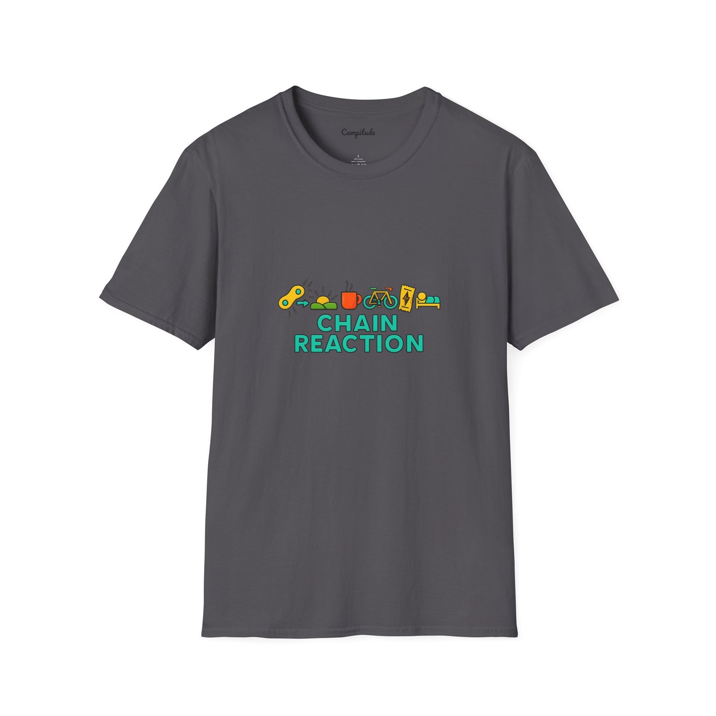 Unisex Softstyle T-Shirt - Cyclist Chain Reaction