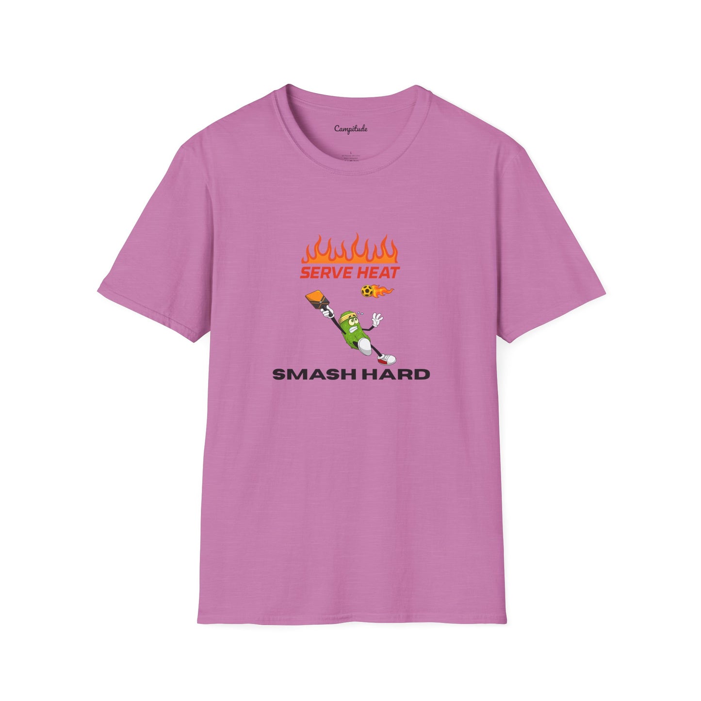 Unisex T-Shirt - Serve Heat Smash Hard