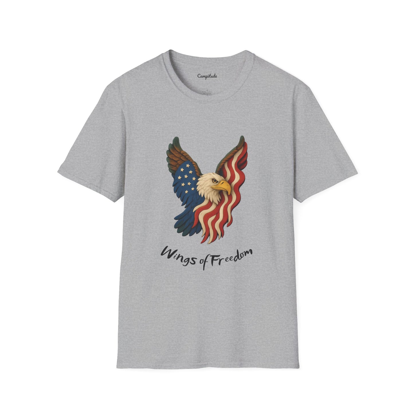 Unisex T-Shirt - (Eagle) Wings of Freedom