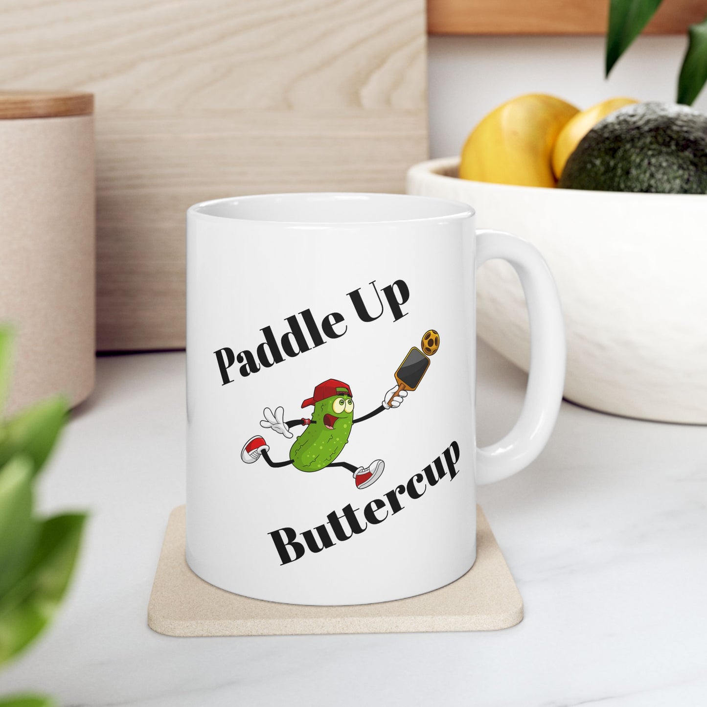 Ceramic Coffee Mug - Paddle Up Buttercup