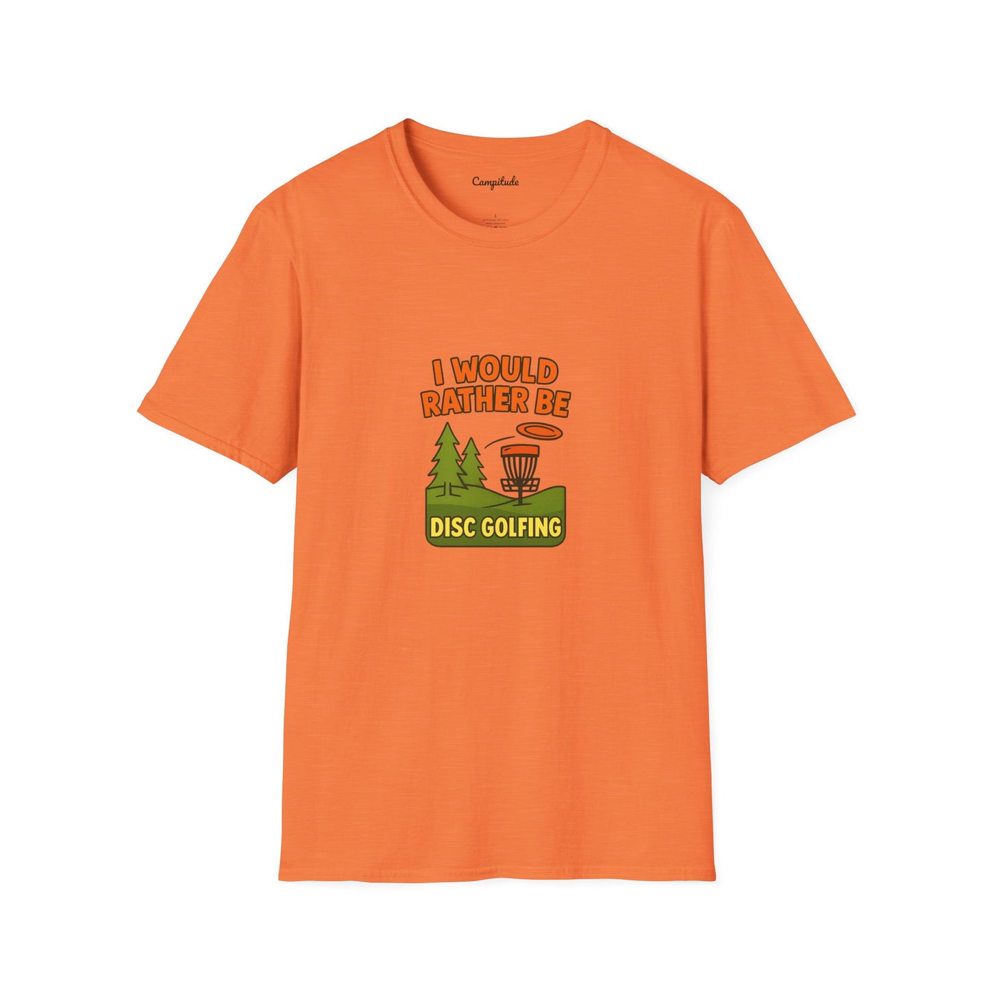 Unisex T-Shirt - I Would Rather Be Disc Golfing v2