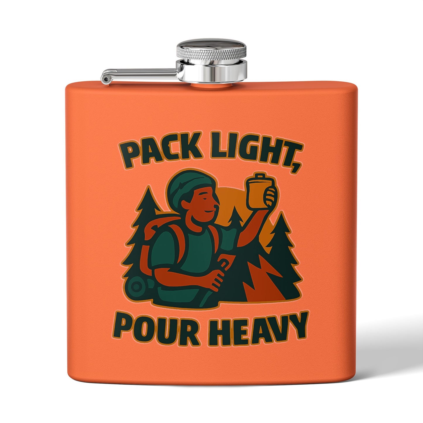 Hiking Flask - Pack Light Pour Heavy