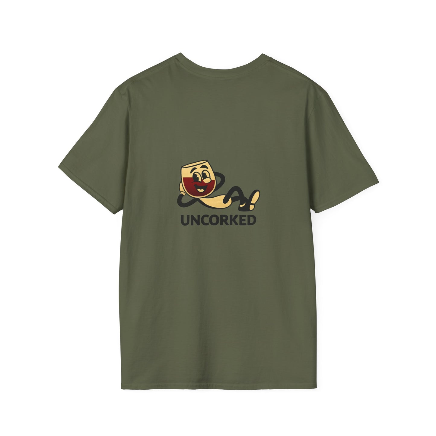 Unisex T-Shirt - Uncorked - Wine (2-sided graphic)