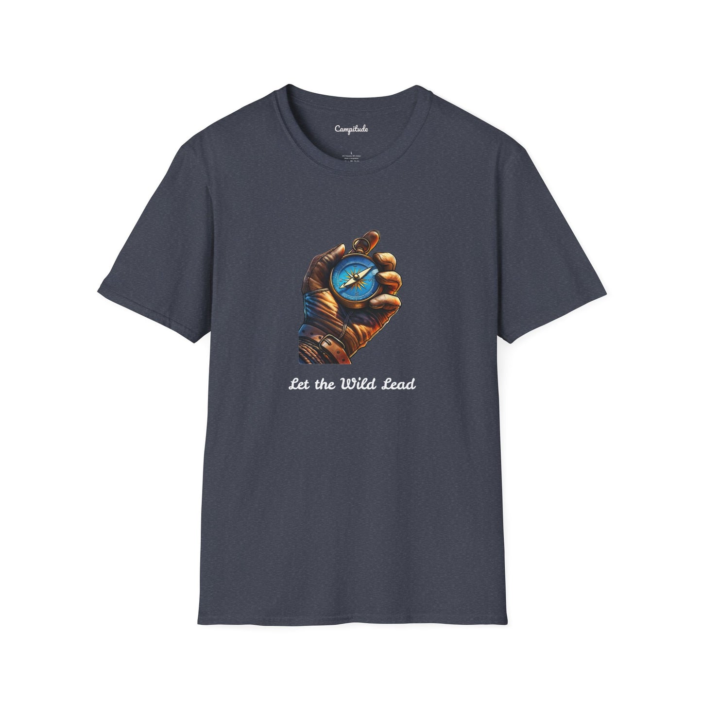 Unisex T-Shirt - Let the Wild Lead Adventure Compass