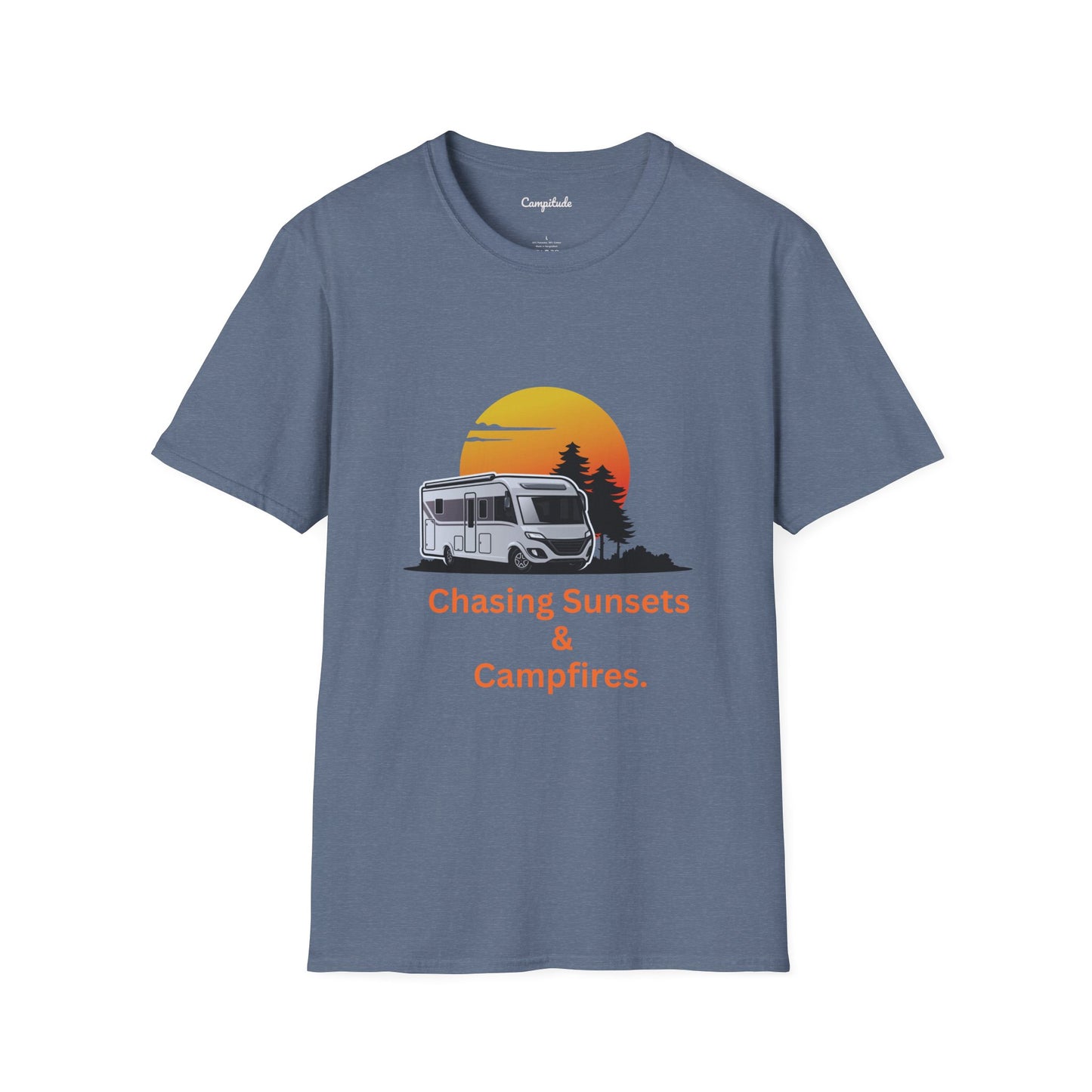 Unisex T-Shirt - Chasing Sunsets & Campfire (Class A Version)