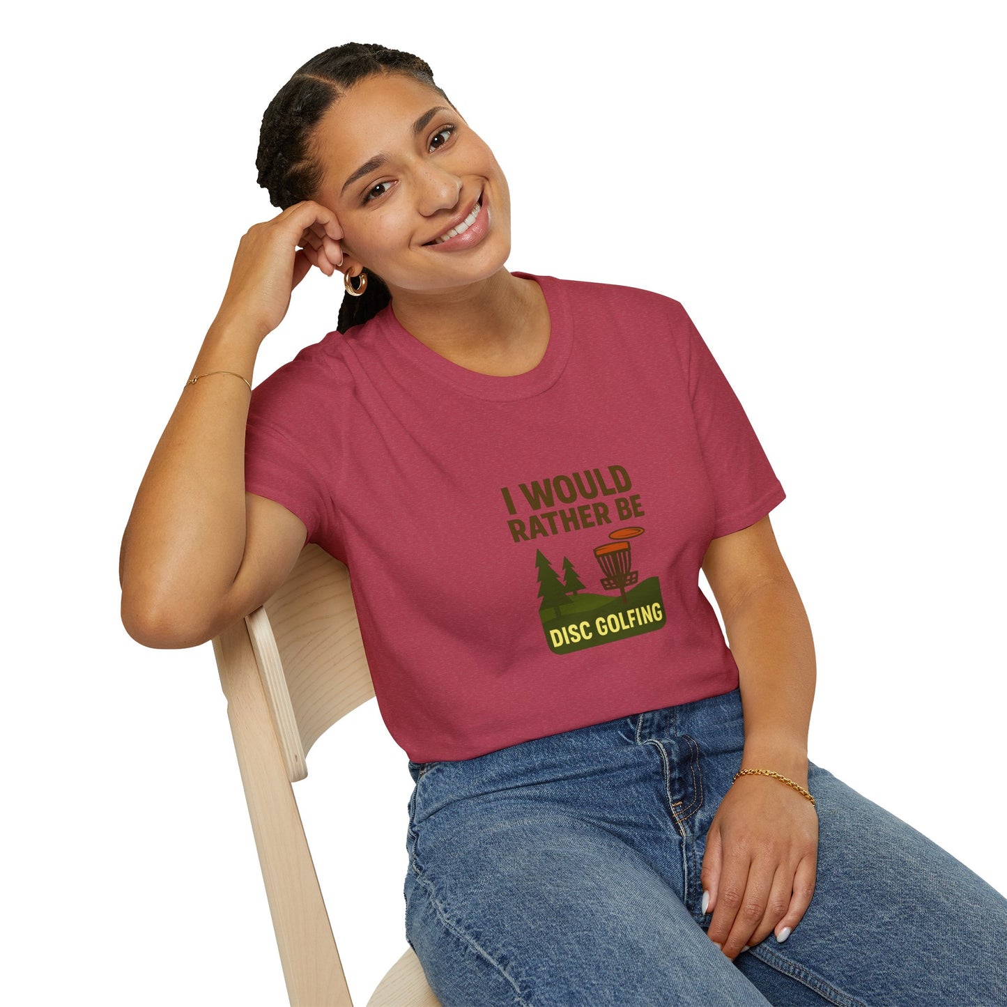 Unisex T-Shirt - I'd Rather Be Disc Golfing V3