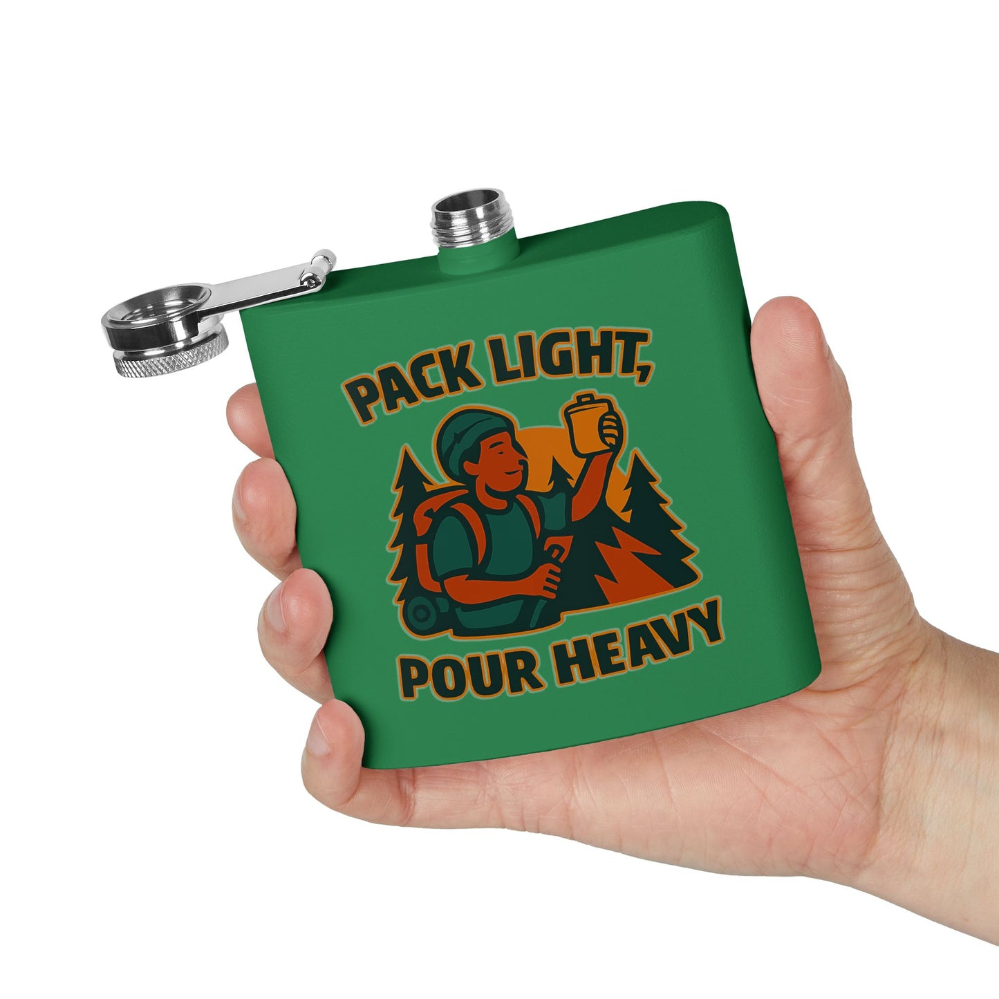 Hiking Flask - Pack Light Pour Heavy