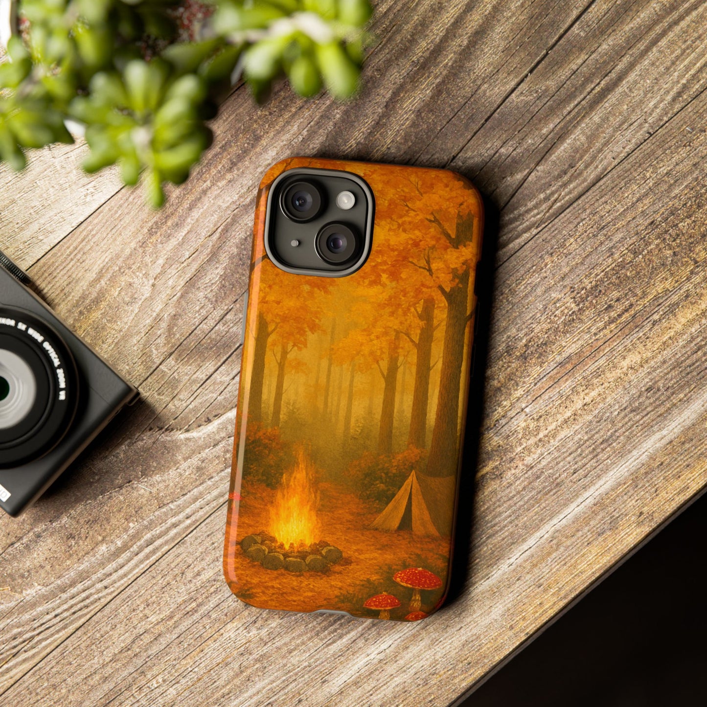 Tough Phone Case - Autumn Camping