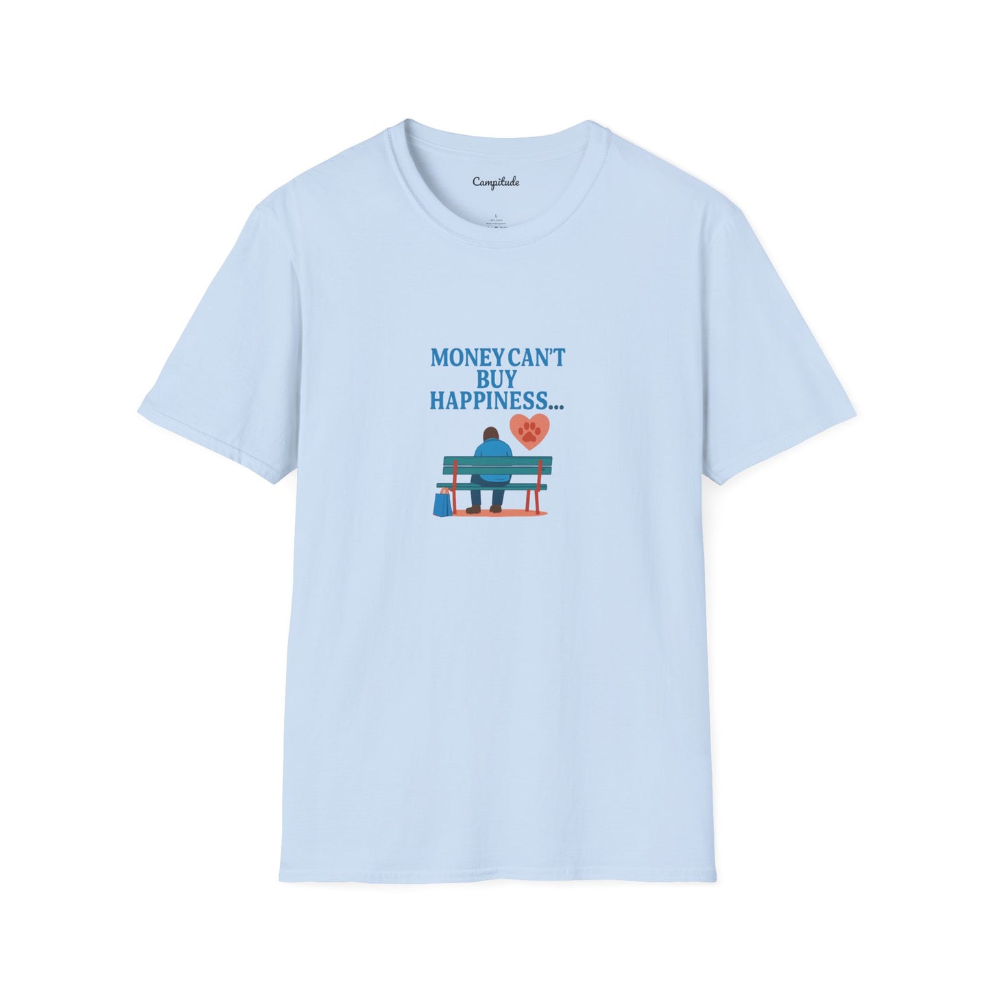Unisex T-Shirt - Adopt A Pet Love (2-sided graphic)