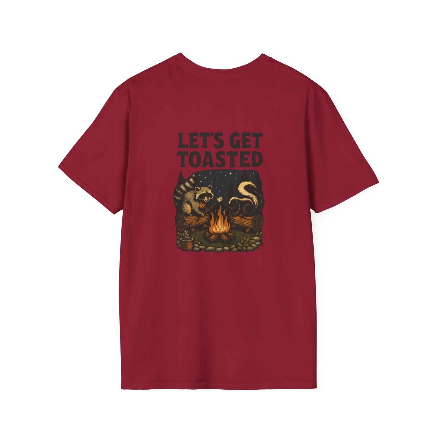 Unisex T-Shirt - Let's Get Toasted (2-sided graphic)